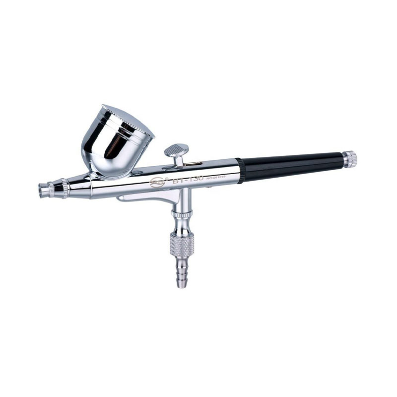 BT-130 Airbrush versatile Socraigh le nozzle beatha domhantarraingthe dé-ghnímh le haghaidh ealaíne, maisiú císte, agus tattooing